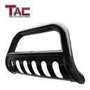 TAC Gloss Black 3" Bull Bar for 2019-2023 Ford Ranger Truck Front Bumper Brush Grille Guard Nudge Bar-1