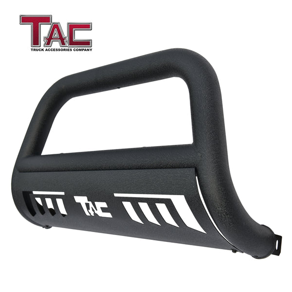TAC Heavy Texture Black 3” Bull Bar for 2011-2021 Jeep Grand Cherokee (Incl.22 WK & Excl. Limited X, SRT, Summit, Trackhawk, L Model, High Altitude, 80th Anniversary) | 2011-2013 Dodge Durango SUV Front Bumper Grille Guard Brush Guard Off Road Accessories