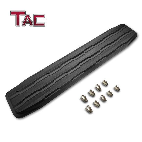 TAC Replacement Step Pad for 5 Inch Oval Tube Side Steps Running Board Side Bar Nerf Bar 1 Step Pad with 9 Clips