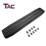 TAC Replacement Step Pad for 5 Inch Oval Tube Side Steps Running Board Side Bar Nerf Bar – 1 Step Pad with 9 Clips