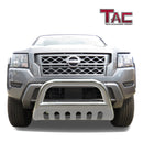 TAC Bull Bar Compatible with 2022-2025 Nissan Frontier Pickup Truck 3" Stainless Steel Front Bumper Grille Guard Brush Guard-2
