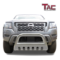 TAC Bull Bar Compatible with 2022-2023 Nissan Frontier Pickup Truck 3” Stainless Steel Front Bumper Grille Guard Brush Guard
