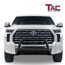 TAC Bull Bar Compatible with 2022-2025 Toyota Tundra Pickup Truck 3" Black Front Bumper Grille Guard Brush Guard Off Road Accessories-2
