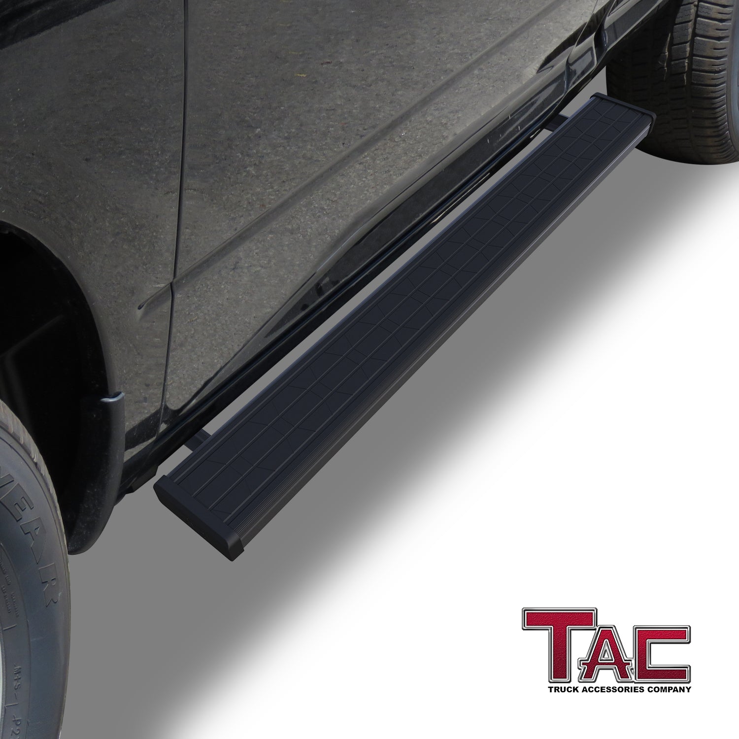 TAC Spear Running Boards Side Steps Compatible with 2009-2018 Ram 1500 Regular Cab|2010-2025 Ram 2500/3500/4500/5500 Regular Cab(Incl. 2019-2023 Ram 1500 Classic& Chassis cab& Diesel/DEF tank) Truck Pickup 6" Width Aluminum Rails Nerf Bars - 0