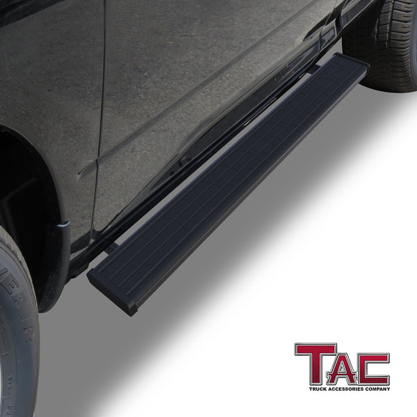 TAC Spear Running Boards Side Steps Compatible with 2009-2018 Dodge RAM 1500 | 2010-2024 2500 3500 Regular Cab (Incl. 2019-2023 Ram 1500 Classic) Truck Pickup 6" Width Aluminum Rails Nerf Bars