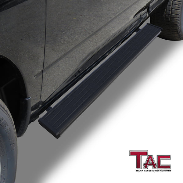 TAC Spear Running Boards Side Steps Compatible with 2009-2018 Dodge RAM 1500 | 2010-2023 2500 3500 Regular Cab (Incl. 2019-2023 Ram 1500 Classic) Truck Pickup 6" Width Aluminum Rails Nerf Bars