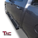 TAC Arrow Side Step Running Boards Compatible with 2009-2018 Ram 1500 Quad Cab|2019-2023 Ram 1500 Classic Pickup 5" Truck Aluminum Texture Black Step Rails Nerf Bars Lightweight Accessories 2Pcs