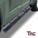 TAC Arrow Side Steps Running Boards Compatible with 2022-2023 Toyota Tundra Double Cab Truck Pickup 5" Width Aluminum Texture Rails Nerf Bars Lightweight Off Road Accessories 2Pcs