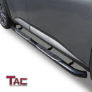 TAC 3" Gloss Black Side Steps Compatible with 2022-2025 Nissan Pathfinder(Incl. Models with Exterior Ground Lighting/Welcome Lighting)| Running Boards| Side Bars| Step Rails| Nerf Bars| Rocker Slider| SUV Accessories (2 PCS)-2