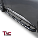 TAC Side Steps Running Boards Compatible with 2022-2024 Nissan Pathfinder SUV 3" Black Side Bars Step Rails Nerf Bars Off Road Accessories (2 pcs Running Boards)