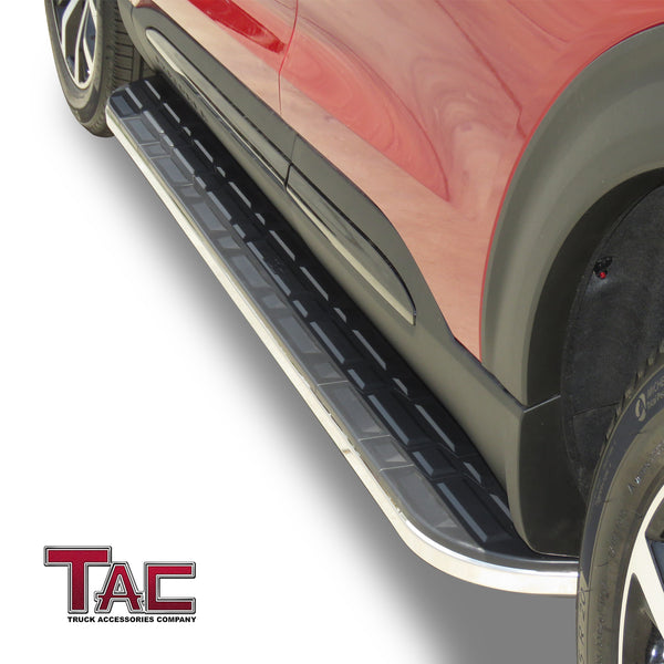 TAC Cobra Running Boards Compatible With 2020-2023 Ford Explorer SUV Side Steps Nerf Bars Step Rails Aluminum Black Off-Road City Exterior Accessories 2 pieces one pair