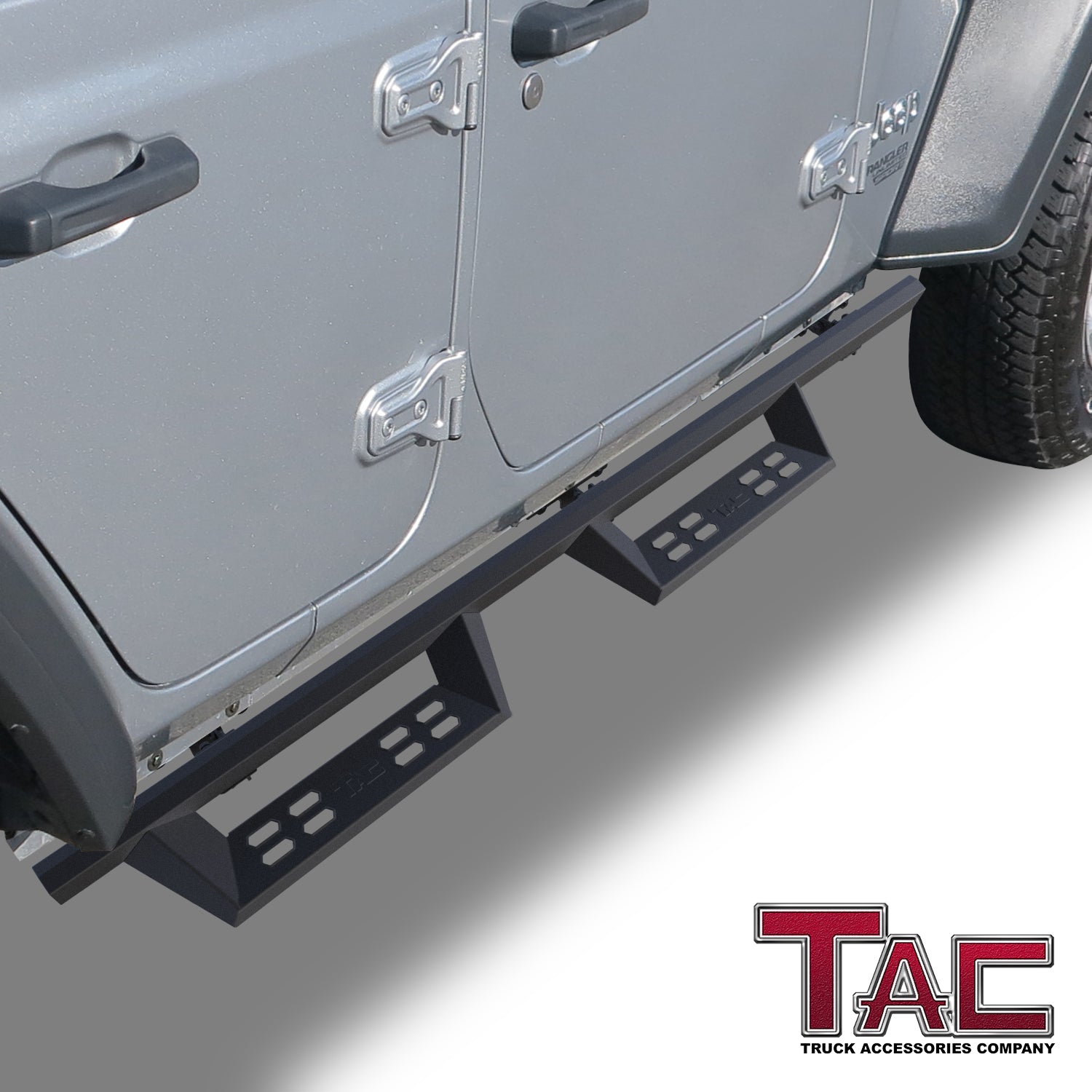 TAC Sniper Running Boards Fit 20182024 Jeep Wrangler JL 4 Door Truck