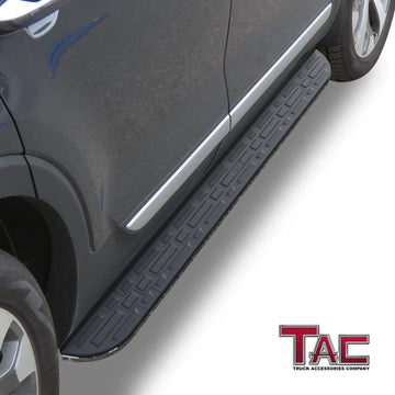 TAC Cobra Running Boards Compatible With 2020-2025 KIA Telluride SUV Side Steps Nerf Bars Step Rails Aluminum Black Off-Road City Exterior Accessories 2 pieces one pair - 0