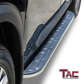 TAC Cobra Running Boards Compatible With 2022-2025 Nissan Pathfinder(Incl. Models with Exterior Ground Lighting/Welcome Lighting) SUV Side Steps Nerf Bars Step Rails Aluminum Black Off-Road City Exterior Accessories 2 pieces one pair - 0