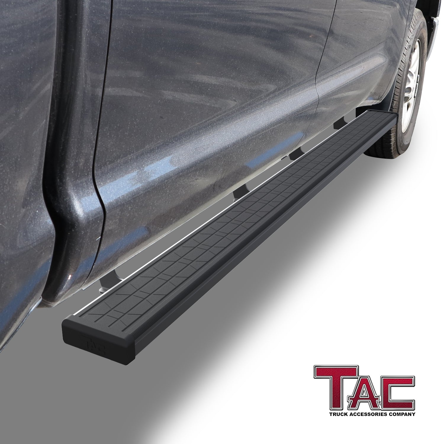TAC Spear Running Boards Compatible with 2007-2021 Toyota Tundra CrewM ...