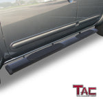 TAC Arrow Side Steps Running Boards Compatible with 2005-2023 Nissan Frontier Crew Cab Truck Pickup 5” Aluminum Texture Black Step Rails Nerf Bars Lightweight Off Road Accessories 2Pcs