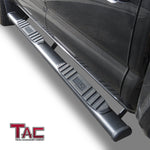 TAC Arrow Side Steps Running Boards Compatible with 2005-2023 Toyota Tacoma Double Cab Truck Pickup 5” Aluminum Texture Black Step Rails Nerf Bars Lightweight Off Road Accessories 2Pcs