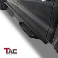 TAC Running Boards Fit 2005-2023 Toyota Tacoma Double Cab Rocker Step Truck Pick Up Fine Texture Black 5” Drop Side Steps Nerf Bars Rock Slider Armor Off-Road Accessories  (2pcs)