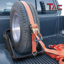 TAC Universal Spare Tire Carriers Heavy Duty Pickup Truck Spare Tire Mount Allows Use of 40inch Spare Tire Fine Textured Black-3