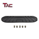 TAC Replacement Step Pad for All New 4 Inch Oval Straight Tube Side Steps Running Board Side Bar Nerf Bar 1 Step Pad with 5 Clips (Only Fit TAC Brand 4" Side Steps)-2