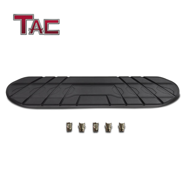 TAC Replacement Step Pad for All New 4 Inch Oval Straight Tube Side Steps Running Board Side Bar Nerf Bar – 1 Step Pad with 5 Clips(Only Fit TAC Brand 4“ Side Steps)