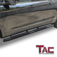 TAC Side Steps Running Boards Compatible with 2017-2023 Honda Ridgeline Truck Pickup 4.25" Texture Black Side Bars Nerf Bars Off Road Accessories (2pcs)