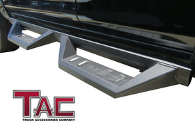 TAC Sidewinder Running Boards Fit 2010-2024 Toyota 4Runner (Excl.10-13 SR5/10-24 Limited/20-21 Nightshade Edition & 2022-2024 TRD Sport Models) SUV 4" Drop Fine Texture Black Side Steps Nerf Bars Rock Slider Armor Off-Road (2pcs) - 0