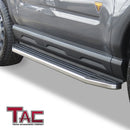 TAC Viewpoint Running Boards Compatible with 2021-2025 Ford Bronco Sport SUV| 5.5 Inch Width| Side Steps| Nerf Bars| Step Rails| Aluminum| Black (2 PCS)-2