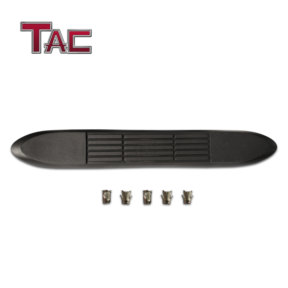 TAC Replacement Step Pad for 3 Inch Round Tube Side Steps Running Board Side Bar Nerf Bar 1 Step Pad with 5 Clips (Only Fit TAC Brand 3" Side Steps)