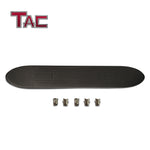 TAC Replacement Step Pad for 4 Inch Oval Bend Tube Side Steps Running Board Side Bar Nerf Bar – 1 Step Pad with 5 Clips(Only Fit TAC Brand 4“ Side Steps)