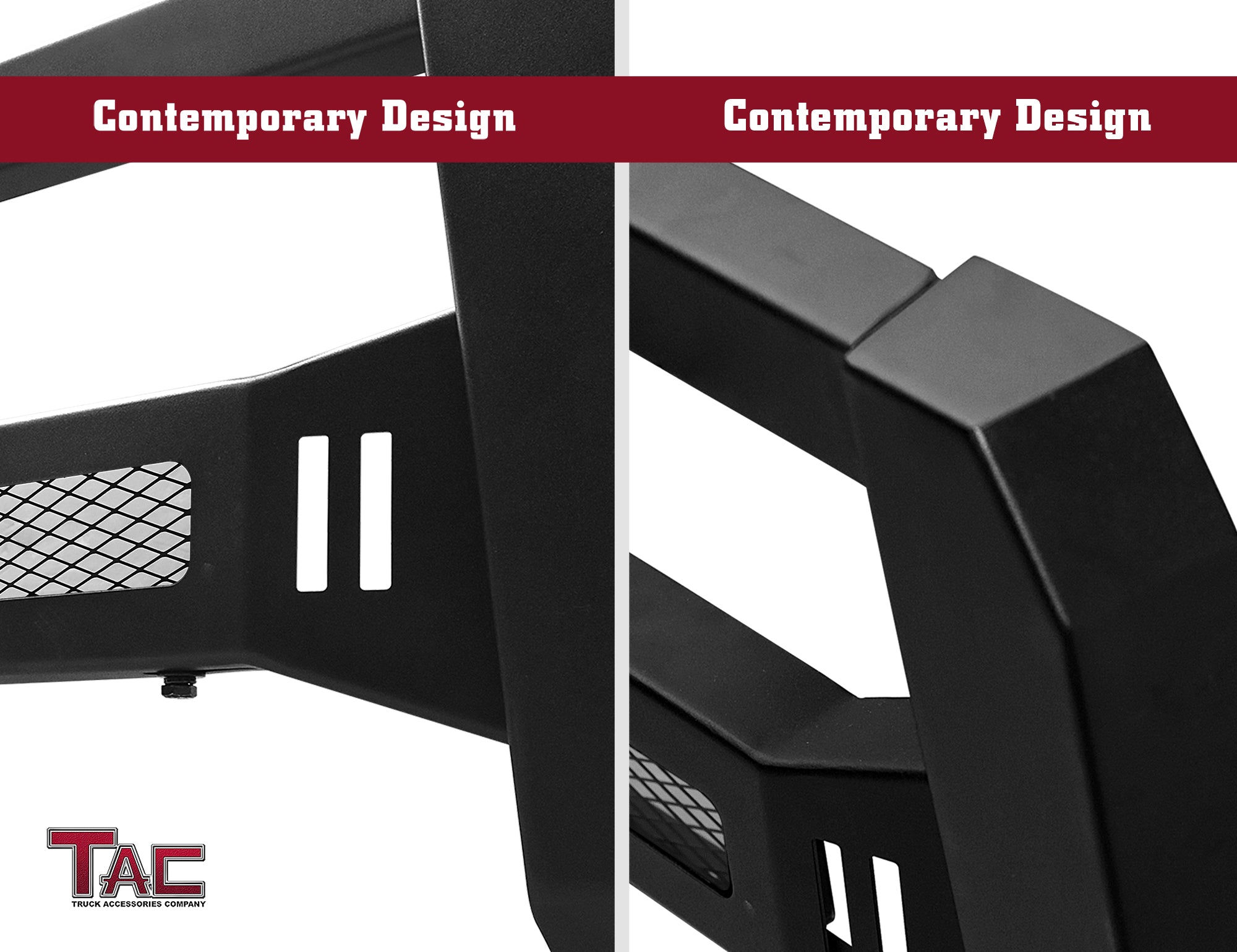 TAC Predator Modular Bull Bar Mesh Version For 2019-2024 Dodge RAM 1500 (Excl. Rebel Trim, 2019-2024 RAM 1500 Classic and 2020-2022 Ram 1500 Diesel Models) Truck Front Bumper Brush Grille Guard Nudge Bar