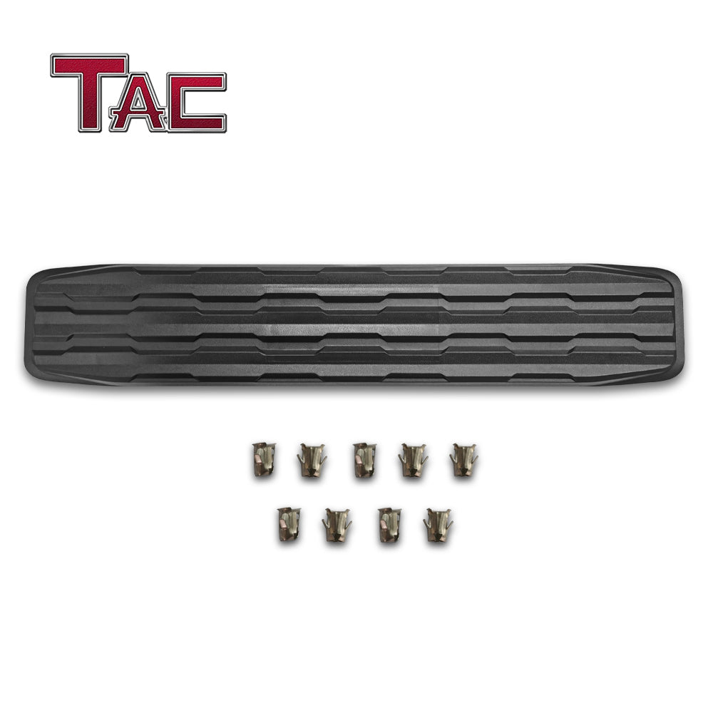 TAC Replacement Step Pad for 5 Inch Oval Tube Side Steps Running Board Side Bar Nerf Bar 1 Step Pad with 9 Clips - 0