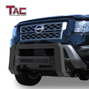 TAC Predator Modular Bull Bar for 2022-2025 Nissan Frontier Pickup Truck Front Mesh Version Brush Bumper Grille Guard Fine Textured Black Suitable for 20" LED Off-Road Lights-3