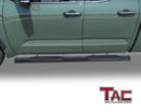 TAC Arrow Side Steps Running Boards Compatible with 2022-2025 Toyota Tundra Double Cab Truck Pickup 5" Width Aluminum Texture Rails Nerf Bars Lightweight Off Road Accessories 2Pcs-3