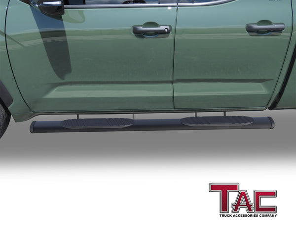 TAC Arrow Side Steps Running Boards Compatible with 2022-2023 Toyota Tundra Double Cab Truck Pickup 5" Width Aluminum Texture Rails Nerf Bars Lightweight Off Road Accessories 2Pcs