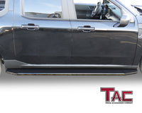 TAC Running Boards Compatible with 2022-2023 Ford Maverick Pickup Truck 5.5” Aluminum Black Side Steps Nerf Bars Step Rails Exterior Accessories 2 Pieces