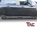 TAC Side Steps Running Boards Compatible with 2022-2023 Ford Maverick / Maverick Hybrid Truck Pickup 3” Texture Black Side Bars Nerf Bars Off Road Accessories 2pcs