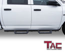 TAC Sniper Running Boards Fit 2009-2018 Ram 1500 Crew Cab(Incl. 2019-2024 Ram 1500 Classic)|2010-2025 Ram 2500/3500/4500/5500 Crew Cab(Excl. Chassis Cab Diesel models) 4" Side Steps Nerf Bars 2pcs-3