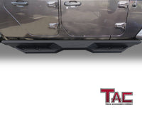 TAC Running Boards Fit 2020-2024 Jeep Gladiator JT Rocker Steps Truck Pick Up Fine Texture Black 5” Drop Side Steps Nerf Bars Rock Slider Armor Off-Road Accessories (2pcs)