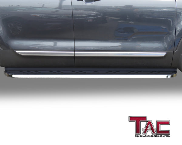 TAC Cobra Running Boards Compatible With 2020-2023 KIA Telluride SUV Side Steps Nerf Bars Step Rails Aluminum Black Off-Road City Exterior Accessories 2 pieces one pair