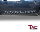 TAC Spear Running Boards Compatible with 2005-2025 Nissan Frontier Crew Cab Pickup 6" Side Step Rail Nerf Bar Truck Accessories Aluminum Texture Black Width Body and Soft top Lightweight 2Pcs-3