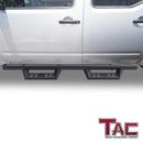 TAC Sniper Running Boards Compatible with 2005-2025 Nissan Frontier Crew Cab Truck Pickup 4" Drop Fine Texture Black Side Steps Nerf Bars Rock Slider Armor Off-Road Accessories (2pcs)-3