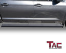 TAC Spear Running Boards Compatible with 2007-2021 Toyota Tundra CrewMax 6" Side Step Rail Nerf Bar Truck Accessories Aluminum Texture Black Width Body and Soft top Lightweight 2Pcs-3