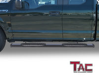 TAC Arrow Side Steps Running Boards Compatible with 2015-2023 Ford F150 Super Cab / 2017-2023 F250/350/450/550 Super Duty Super Cab Truck Pickup 5” Aluminum Nerf Bars