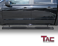 TAC Arrow Side Steps Running Boards Compatible with 2019-2023 Ford Ranger SuperCrew Cab Truck 5” Aluminum Texture Black Step Rails Nerf Bars Off-Road Accessories
