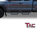 TAC Sniper Running Boards Fit 2005-2023 Toyota Tacoma Access Cab Truck Pickup 4" Fine Texture Black Side Steps Nerf Bars 2pcs-3