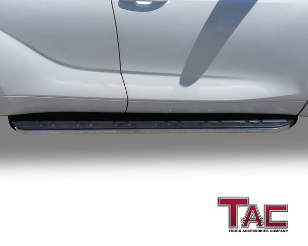 TAC Cobra Running Boards Compatible With 2020-2023 Toyota Highlander SUV Side Steps Nerf Bars Step Rails Aluminum Black Off-Road City Exterior Accessories 2 pieces one pair