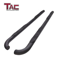 TAC Heavy Texture Black 3" Side Steps for 2010-2023 Toyota 4Runner (Exclude 2010-2013 SR5, 2010-2023 Limited & 2019-2022 Nightshade Edition & 2022-2023 TRD Sport Models) Truck | Side Steps | Nerf Bars | Side Bars