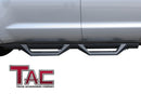 TAC Sidewinder Running Boards Fit 2007-2021 Toyota Tundra Double Cab 4" Drop Fine Texture Black Side Steps Nerf Bars Rock Slider Armor Off-Road Accessories (2pcs)-3