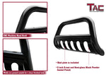 TAC Gloss Black 3" Bull Bar For 2002-2009 Chevy Trailblazer / 2002-2007 GMC Envoy SUV Front Bumper Brush Grille Guard Nudge Bar